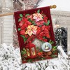 Briarwood Lane House Flag 40x28 For Outdoor Christmas Poinsettia Basket For Christmas House Flag - 4 of 4