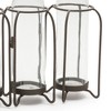 Bottle Vases in Iron Holder 19.75"L - 2 of 2