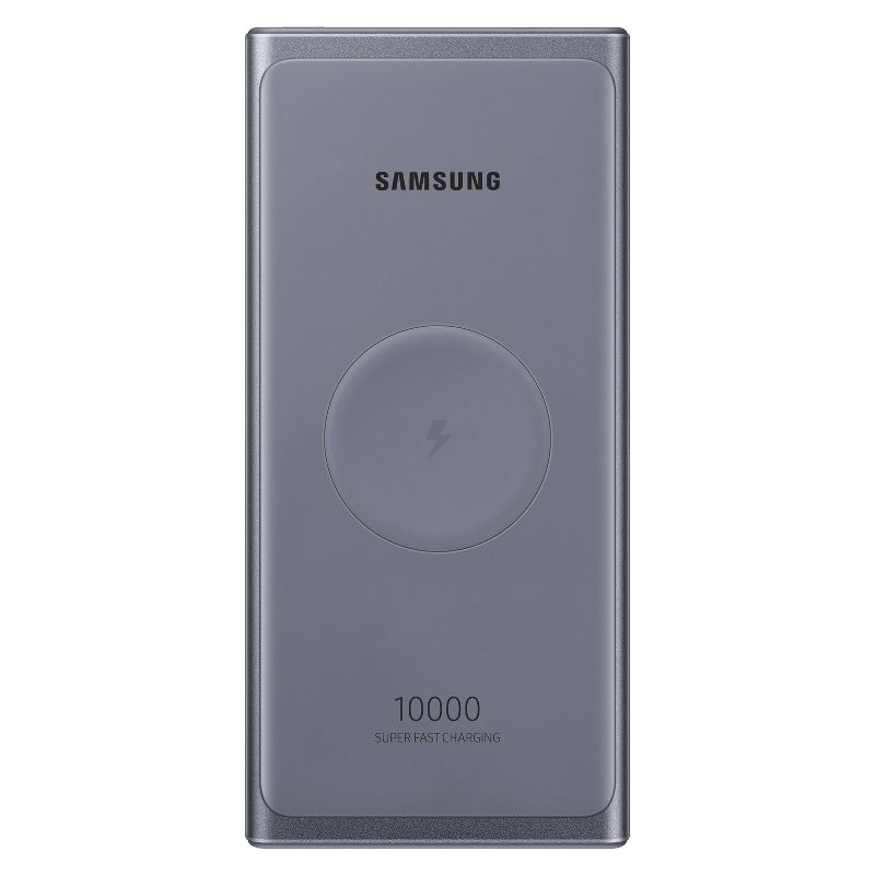 Samsung 10000mAh 25W Wireless Power Bank - Silver, 3 of 8