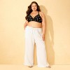 Women's Gauze Swim Cover Up Pants - Shade & Shore™ - 3 of 3