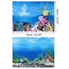 Unique Bargains Aquarium Background Poster Double-sided Aquarium Fish Tank Background Decorative Paper Sticker 1 Pc - 4 of 4