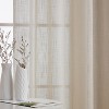 HLC.ME Abbey Faux Linen Sheer Thick Half Short Grommet Curtain Valance Small Windows, Kitchen and Bathroom - 3 of 4