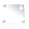 Monoprice 12in x 12in Top Totem Plate for 12in Spigoted Truss, Bolt Free Spigoted Truss Design That Is Compatible With The Standard Size Systems - 2 of 3