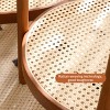 GlasFlength Coffee Tables Round Center Table Open Space Table Wood Coffee Table with Storage for Living Room, Brown, 33.4"*33.4"*16.9" - 4 of 4
