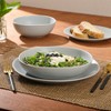 Gibson Elite Zion Mist 16 Piece Stoneware Reactive Glaze (Service for 4) Ceramic Plates and Bowls Modern Organic Dinnerware Set - 2 of 4