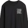 Men's - Marvel - Dogpool Doodles Long Sleeve Graphic T-Shirt - 3 of 4