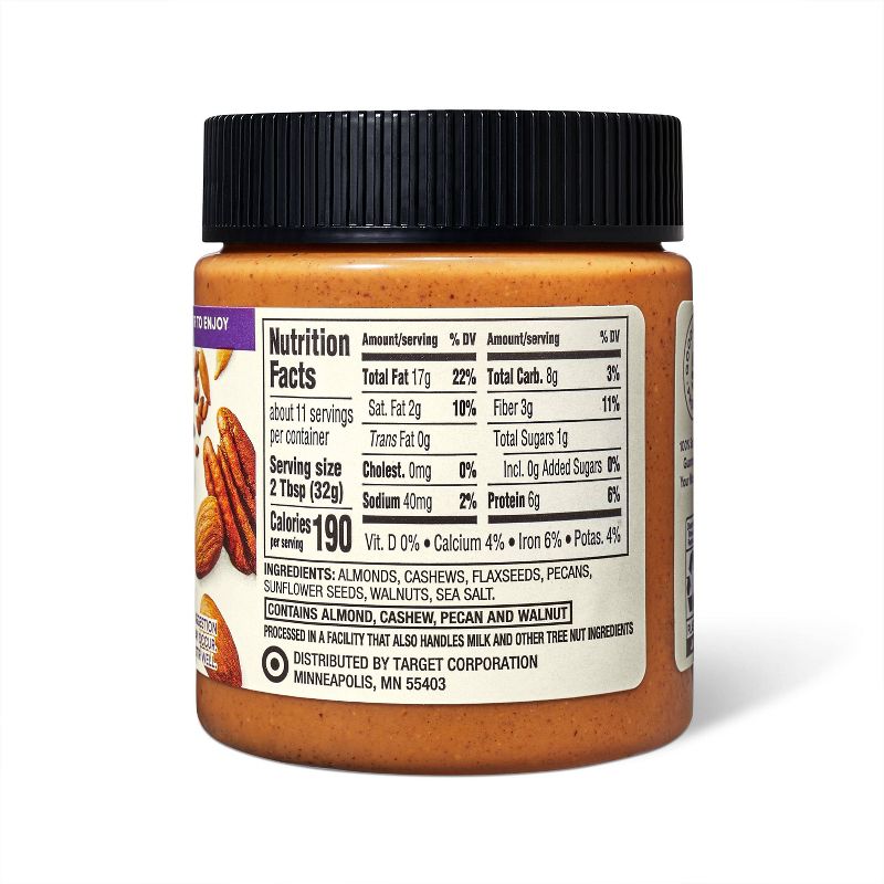 Mixed Nut Butter with Seeds - 12oz - Good &#38; Gather&#8482;, 4 of 5