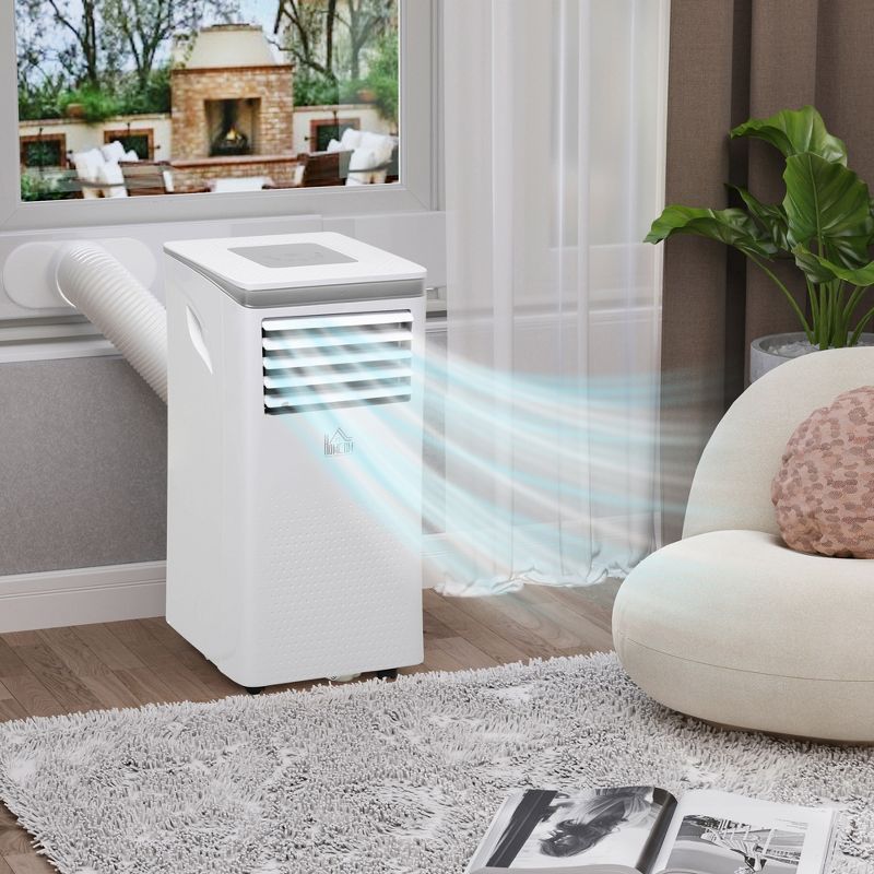 HOMCOM Mobile Portable Air Conditioner for Home Office Cooling, Dehumidifier, and Ventilating with Remote Control, 3 of 7
