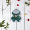 Unique Bargains Christmas Brooches Plush Red Green 2.36"x1.38" 1 Pc - 2 of 4