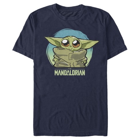 Men's Star Wars The Mandalorian The Child Circle Big Eyes T-Shirt - image 1 of 4