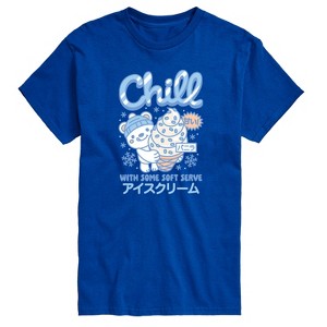 Men's - Instant Message - Polar Bear Ice Cream Short Sleeve Graphic T-Shirt - 1 of 4