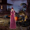 Slickblue Life Size 71in Halloween Hanging Witch, Talking Animated Decor with Lights and Creepy Sounds - 2 of 4
