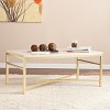 Orinda Faux Stone Cocktail Table - CK3940 - White - SEI - 2 of 4