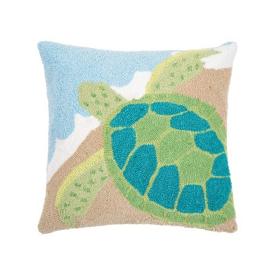 C&F Home Turtle In Sand Hooked Throw Pillow