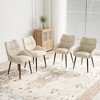 Lyngins 2-Pack Luxury Velvet Dining Chairs – High-Quality Soft Fabric, Sturdy Metal Frame, Ergonomic Design Kitchen Chair, Modern Living Room Chair - 2 of 4