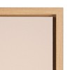 18" x 24" Sylvie Happy Gates Framed Canvas Wall Art by Alexander Ginzburg Natural - Kate and Laurel: Modern Decor, Vertical Screen Print - 3 of 4