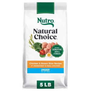 Nutro Natural Choice Chicken, Vegetable and Rice Flavor Puppy Dry Dog Food - 5lbs - 1 of 4