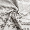 Sweet Jojo Designs Body Pillow Cover (Pillow Not Included) 54in.x20in. Boho Geometric Jacquard Grey Ivory Black White - 3 of 4