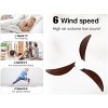 Sofucor Wood Ceiling Fans with Lights and Remote Noiseless Reversible DC Motor 3 Blades for Farmhouse Patio Living Room Bedroom Office Indoor Outdoor - 4 of 4