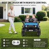 12V Kids Electric Ride-On Truck - Parent Remote Control, 3 Speed Settings, LED Lights & Music Player for Children Ages 3-6 Years - 2 of 4