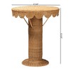 bali & pari Pabla Rattan Scalloped Accent Table Light Honey - 4 of 4