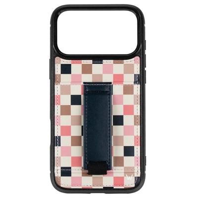 Walli Cases Checkmate by Harmony Beus Phone Case with Wallet and Finger Strap