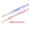 INSPIRE CHIC Colorful Flat Reflective Hearts Lightweight Shoelaces 0.31inches Width 1 Pair - 3 of 4