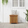 Storage Box Acacia wood finish Solid acacia wood Medium Rustic - 3 of 4
