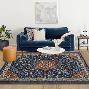 Moroccan Woven Area Rug - 1 of 4