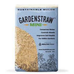 HealthiStraw GardenStraw All-Natural, Clean, Sustainable Garden Straw Mulch for Gardens and Grass Seeding - 1 of 4