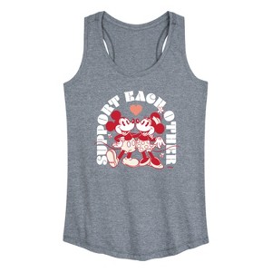 Women's - Disney - Support Each Other Graphic Racerback Tank - 1 of 4