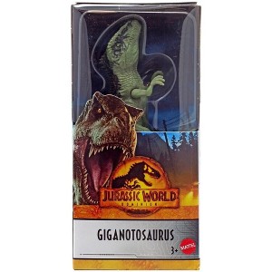Jurassic World Giganotosaurus Dinosaur Action Figure – 3-Inch Tall, Realistic Detail - 1 of 2