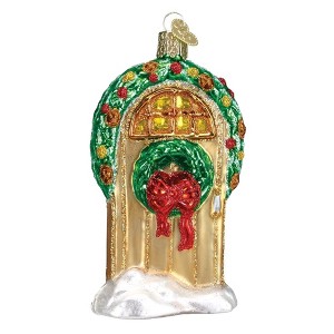 Old World Christmas Glass Blown Ornament, Welcome - 1 of 3