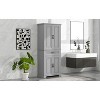 Akoasm Tall Medicine Cabinet Bathroom Storage Cabinet With Multiple Drawers-Grey - 4 of 4