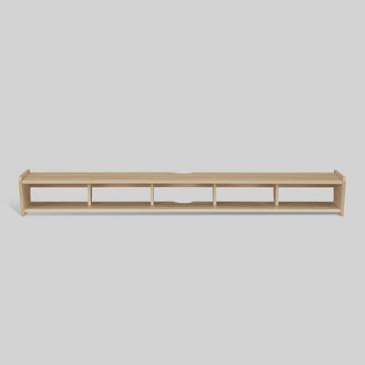 Modern Minimalist Floating TV Stand for TVs up to 70" with Open Storage - Saracina Home