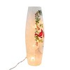 Stony Creek 11.75 In Happy Snowman Pre-Lit Lg Vase Christmas Lighted Glass Accent , Christmas Decor Winter Snowflakes (1PC) - 4 of 4