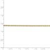 Black Bow Jewelry 14k Yellow Gold 1.5mm Diamond Cut Rope Chain Anklet - 4 of 4