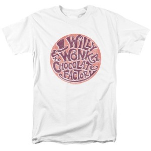 Willy Wonka And The Chocolate Factory Circle Logo Adult T-Shirt - 1 of 4