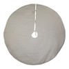 Kurt Adler 54-Inch Ivory with Pearl Beads Tree Skirt - 3 of 4