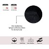 Waterford Collection Tufted Bath Rug, Extra Soft and Absorbent, Non-Slip Bath Mats, Machine Washable bath rugs for Bathroom, 2 Piece Set, Black - 4 of 4