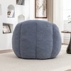 Lyngins Plush Faux Fur Bean Bag Chair, Lazy Chair with Tufted Soft Stuffed Filling, Ergonomic Accent Chair, Single Sofa Chair for Dorm/Apartment, - 4 of 4