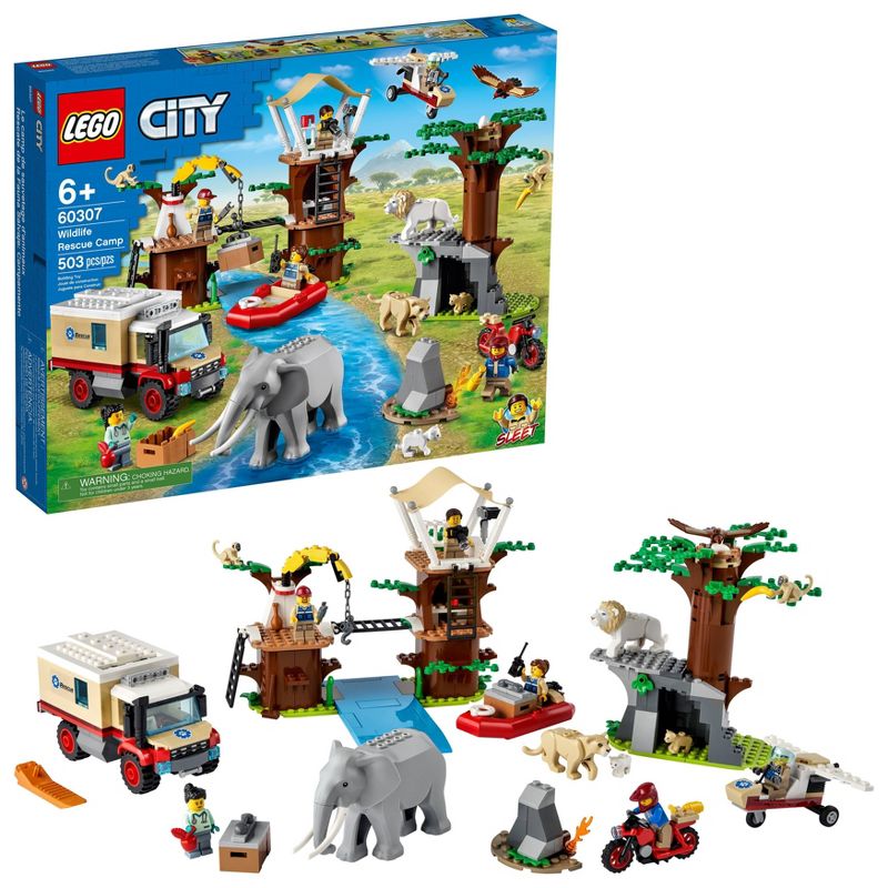 LEGO City Wildlife Rescue Camp 60307 Building Kit, 1 of 8