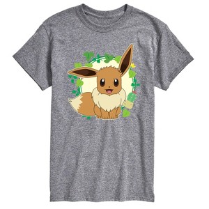 Men's - Pokémon - Eevee Leaves Short Sleeve Graphic T-Shirt - 1 of 4