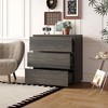 Famapy 3 - Drawer Cabinet Dresser Chest,Large Nightstand: Sleek Design, Ample Storage–Ideal for Home - 2 of 4