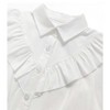 Girls Summer Crop Tops Long Sleeve Button Down Shirt for Girl 3-12Y - 3 of 4