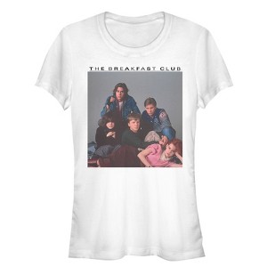 Juniors Womens The Breakfast Club Detention Group Pose T-Shirt - 1 of 3