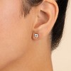 SHINE by Sterling Forever Sterling Silver 5mm CZ Stud Earrings - 2 of 4