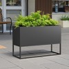Wooakway Outdoor/Indoor/Decor Metal Raised Garden Beds Planter Boxes Planter Pots Cachepots Nursery Pots - 2 of 4