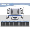 AMERLIFE Outdoor Trampoline with Enclosure Net and Ladder, Recreational Trampolines for Kids and Adults - 2 of 4