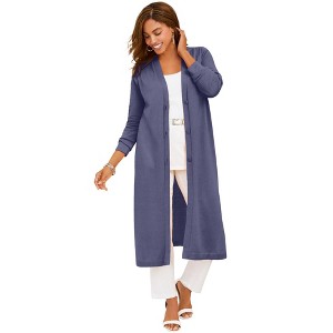 Jessica London Fine Gauge Duster Cardigan - 1 of 4